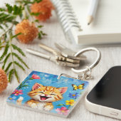Porte-clés Joyeux jardin Kitty (Devant Droit)