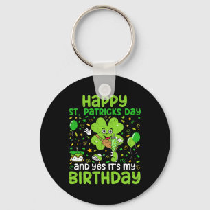 Porte-clés Joyeux Jour de la Saint Patrick Anniversaire Shamr