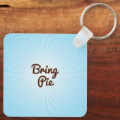 Porte-clés Joyeux Jour des tartes (Verso)