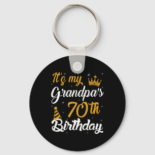 Porte-clés Joyeux My Grandpas 70e anniversaire 1955 70 ans