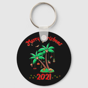 Porte-clés Joyeux Noël 2021 Palm Tree Ornament Tropical