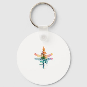 Porte-clés Joyeux Noël amateur d'insectes Xmas Libellule Chri
