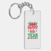 Porte-clés Joyeux Noël Bonne année (Devant gauche)