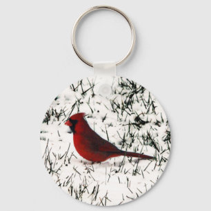 Porte-clés Joyeux Noël Cardinal