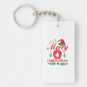 Porte-clés Joyeux Noël d'Art de Noël