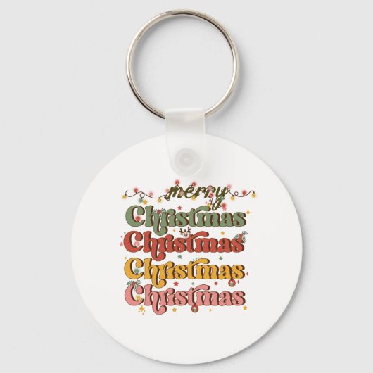 Porte-clés Joyeux Noël de Noël (Recto)