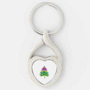 Porte-clés Joyeux Noël Dragonfly Christmas Tree T Shirt