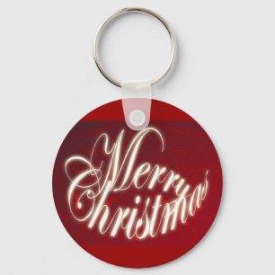 Porte-clés Joyeux Noël en Porte - clé rouge