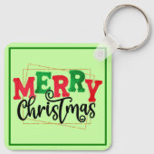 Porte-clés Joyeux Noël encadré-80716 (Dos)
