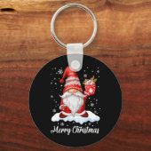 Porte-clés Joyeux Noël Gnome Café Famille Correspondance (Recto)