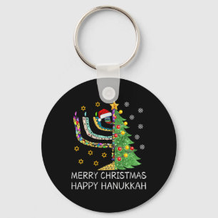 Porte-clés Joyeux Noël Joyeux Hanoukka Joyeux juif