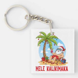 Porte-clés Joyeux Noël Mele Kalikimaka