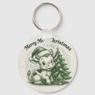 Porte-clés Joyeux Noël Moo