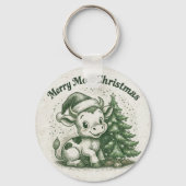 Porte-clés Joyeux Noël Moo (Verso)