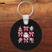 Porte-clés Joyeux Noël Nk Santa Coquette Noeud Papillon Profe (Recto)