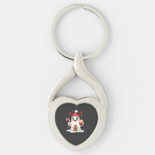 Porte-clés Joyeux Noël Noël Pour Cadeau Noël Fantôme