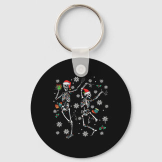 Porte-clés Joyeux Noël Noël Squelette Danc