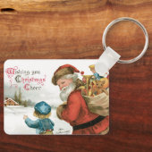 Porte-clés Joyeux Noël par Ellen Clapsaddle (Recto)