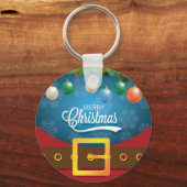 Porte-clés Joyeux Noël Père Noël (Recto)