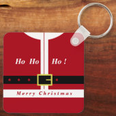 Porte-clés Joyeux Noël - Père Noël - Cadeaux Pour Tous (Verso)