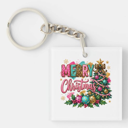 Porte-clés Joyeux Noël prépa (Devant)
