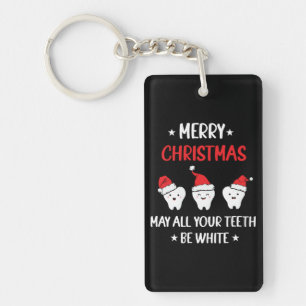 Porte-clés Joyeux Noël - Puisse Toutes Vos Dents Être Blanche
