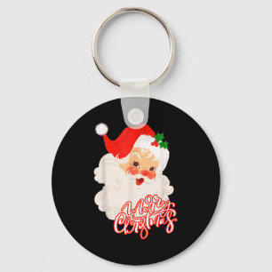 Porte-clés Joyeux Noël Rétro Père Noël Vintage Retro Xm