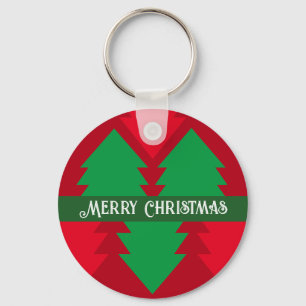 Porte-clés Joyeux Noël Rouge et Vert Joyeux Noël