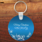 Porte-clés Joyeux Noël. Salutation. (Recto)