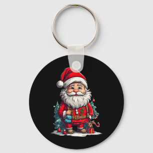 Porte-clés Joyeux Noël Santa pour garçons filles1