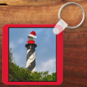 Porte-clés Joyeux Noël St Augustine Florida Lighthouse (Verso)