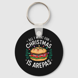 Porte-clés Joyeux Noël Tout Ce Que Je Veux Pour Noël Arepas M