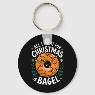 Porte-clés Joyeux Noël Tout ce que je veux pour Noël Bagel Ho