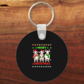 Porte-clés Joyeux Noël Vache Noël Sweat Ugly Pyjama (Recto)