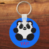 Porte-clés Joyeux Panda (Recto)