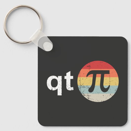 Porte-clés Joyeux Pi Day Cutie Pi (Recto)
