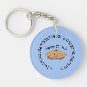 Porte-clés Joyeux Pi Day Pie