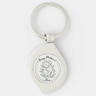 Porte-clés Joyeux Porte - clé de la fête des mères