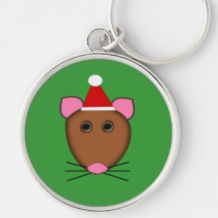 Porte-clés Joyeux Porte - clé de la souris de Noël