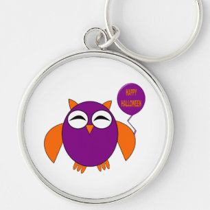 Porte-clés Joyeux Porte - clé du hibou de la fête d'Halloween