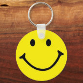 Porte-clés Joyeux Porte - clé du visage de sourire jaune (Recto)