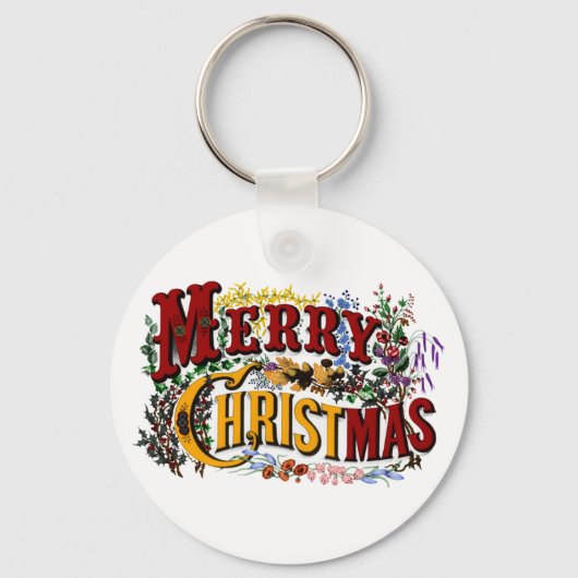 Porte-clés Joyeux Porte - clés de Noël (Recto)