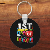 Porte-clés Joyeux premier jour de maternelle enseignant s'amu (Verso)