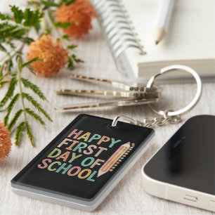 Porte-clés Joyeux premier jour de rentrée scolaire