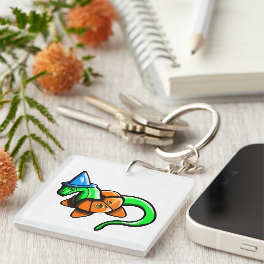 Porte-clés Joyeux Samhain ! ! (Devant Droit)