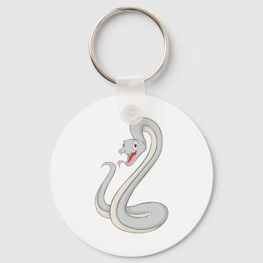 Porte-clés Joyeux serpent de Mamba noir (Recto)