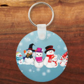Porte-clés Joyeux Snowmen (Recto)