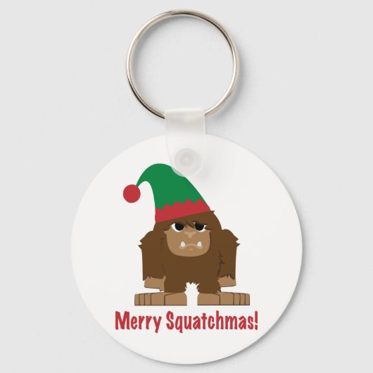 Porte-clés Joyeux Squatchmas ! (Recto)