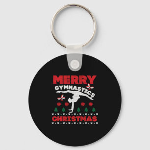Porte-clés Joyeux T-shirt Gymnastique Noël