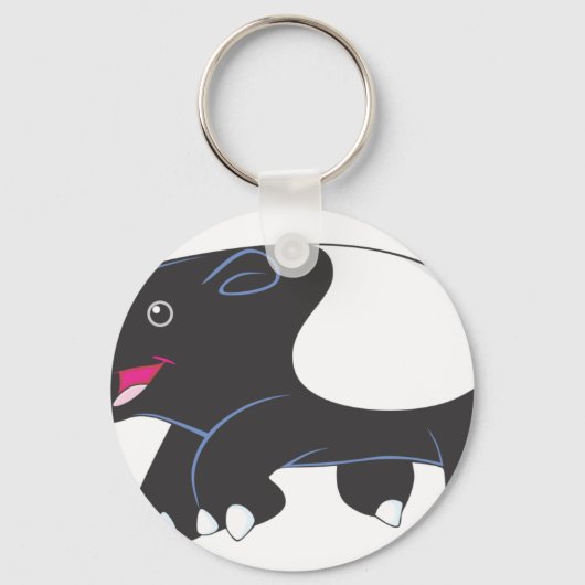 Porte-clés Joyeux Tapir (Recto)